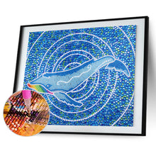 Load image into Gallery viewer, Whale 40x30cm(canvas) full crystal drill diamond painting
