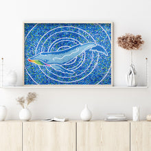 Load image into Gallery viewer, Whale 40x30cm(canvas) full crystal drill diamond painting
