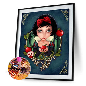 Snow White 30x40cm(canvas) full round drill diamond painting