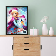 Load image into Gallery viewer, Princess Anna &amp; Olaf 40x50cm(canvas) full round drill diamond painting
