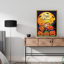 Load image into Gallery viewer, Halloween Pumpkin Head 30x40cm(canvas) full round drill diamond painting
