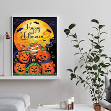 Load image into Gallery viewer, Halloween Pumpkin Head 30x40cm(canvas) full round drill diamond painting
