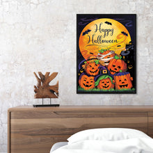 Load image into Gallery viewer, Halloween Pumpkin Head 30x40cm(canvas) full round drill diamond painting
