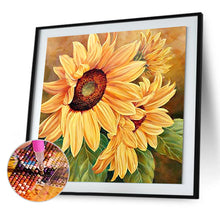 Load image into Gallery viewer, Sunflower 30x30cm(canvas) full square drill diamond painting
