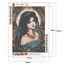 Load image into Gallery viewer, Princess 30x40cm(canvas) full round drill diamond painting
