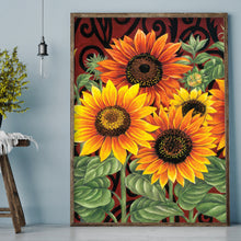 Load image into Gallery viewer, Sunflower 40x50cm(canvas) full square drill diamond painting
