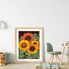 Load image into Gallery viewer, Sunflower 40x50cm(canvas) full square drill diamond painting
