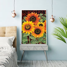 Load image into Gallery viewer, Sunflower 40x50cm(canvas) full square drill diamond painting
