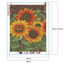 Load image into Gallery viewer, Sunflower 40x50cm(canvas) full square drill diamond painting
