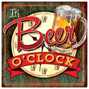 It'S Beer O'Clock 30x30cm(canvas) full round drill diamond painting