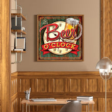 Load image into Gallery viewer, It&#39;S Beer O&#39;Clock 30x30cm(canvas) full round drill diamond painting
