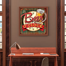 Load image into Gallery viewer, It&#39;S Beer O&#39;Clock 30x30cm(canvas) full round drill diamond painting
