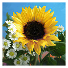 Load image into Gallery viewer, Sunflower 30x30cm(canvas) full round drill diamond painting
