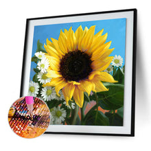 Load image into Gallery viewer, Sunflower 30x30cm(canvas) full round drill diamond painting
