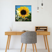 Load image into Gallery viewer, Sunflower 30x30cm(canvas) full round drill diamond painting
