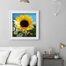 Load image into Gallery viewer, Sunflower 30x30cm(canvas) full round drill diamond painting
