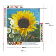 Load image into Gallery viewer, Sunflower 30x30cm(canvas) full round drill diamond painting
