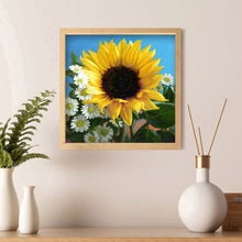 Load image into Gallery viewer, Sunflower 30x30cm(canvas) full round drill diamond painting
