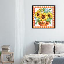 Load image into Gallery viewer, Sunflower 30x30cm(canvas) full round drill diamond painting
