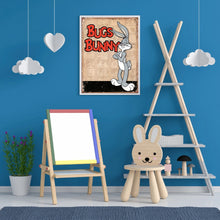 Load image into Gallery viewer, Bugs Bunny 30x40cm(canvas) full round drill diamond painting
