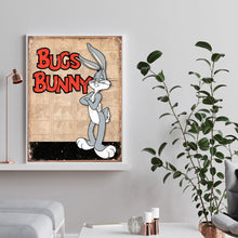 Load image into Gallery viewer, Bugs Bunny 30x40cm(canvas) full round drill diamond painting
