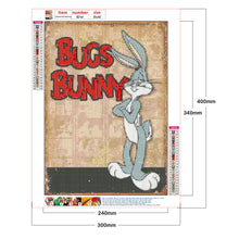 Load image into Gallery viewer, Bugs Bunny 30x40cm(canvas) full round drill diamond painting
