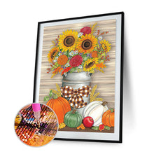 Load image into Gallery viewer, Chrysanthemum Sunflower 30x40cm(canvas) full round drill diamond painting
