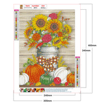 Load image into Gallery viewer, Chrysanthemum Sunflower 30x40cm(canvas) full round drill diamond painting
