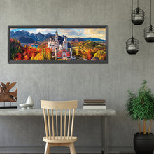 Load image into Gallery viewer, Neuschwanstein Castle 90x30cm(canvas) full round drill diamond painting
