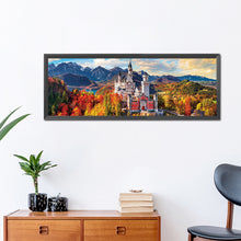 Load image into Gallery viewer, Neuschwanstein Castle 90x30cm(canvas) full round drill diamond painting
