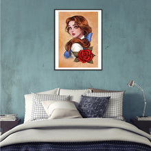 Load image into Gallery viewer, Disney Princess 30x40cm(canvas) full round drill diamond painting
