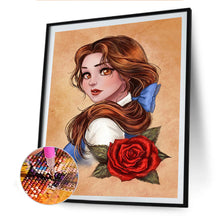 Load image into Gallery viewer, Disney Princess 30x40cm(canvas) full round drill diamond painting
