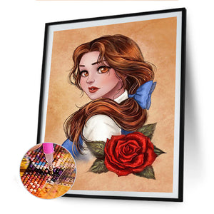 Disney Princess 30x40cm(canvas) full round drill diamond painting