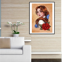 Load image into Gallery viewer, Disney Princess 30x40cm(canvas) full round drill diamond painting
