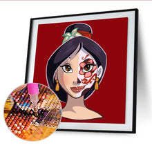 Load image into Gallery viewer, Disney Princess 30x30cm(canvas) full round drill diamond painting
