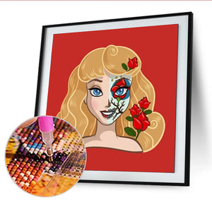 Disney Princess 30x30cm(canvas) full round drill diamond painting