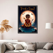 Load image into Gallery viewer, Pumpkin Imp 50x70cm(canvas) full round drill diamond painting
