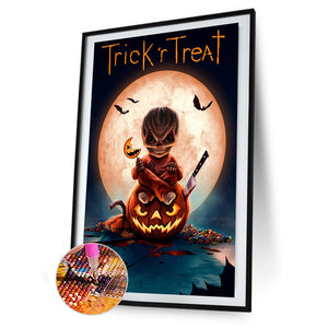 Pumpkin Imp 50x70cm(canvas) full round drill diamond painting