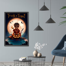 Load image into Gallery viewer, Pumpkin Imp 50x70cm(canvas) full round drill diamond painting
