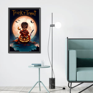 Pumpkin Imp 50x70cm(canvas) full round drill diamond painting