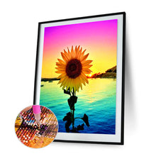 Load image into Gallery viewer, Sunflower 30x40cm(canvas) full round drill diamond painting
