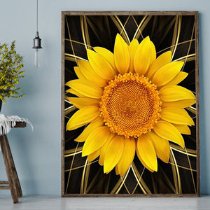 Sunflower 30x40cm(canvas) full round drill diamond painting