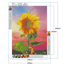 Load image into Gallery viewer, Sunflower 30x40cm(canvas) full round drill diamond painting
