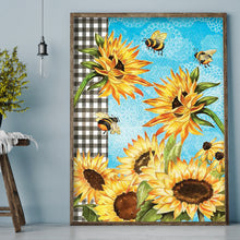 Load image into Gallery viewer, Sunflower 30x40cm(canvas) full round drill diamond painting
