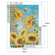 Load image into Gallery viewer, Sunflower 30x40cm(canvas) full round drill diamond painting
