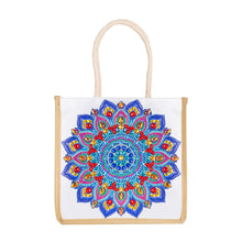 Load image into Gallery viewer, 5D Diamond Painting Linen Bags DIY Drill Handbag Reusable Eco Shopping Tote
