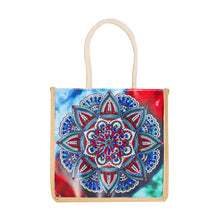 Load image into Gallery viewer, 5D Diamond Painting Linen Bags DIY Drill Handbag Reusable Eco Shopping Tote
