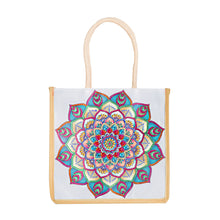 Load image into Gallery viewer, 5D Diamond Painting Linen Bags DIY Drill Handbag Reusable Eco Shopping Tote
