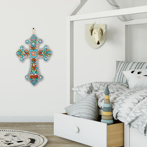 DIY Diamond Painting Cross Pendant Acrylic Hanging Wall Home Decor (ZT105)