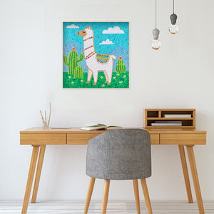 Cute Alpaca 30x30cm(canvas) full crystal drill diamond painting